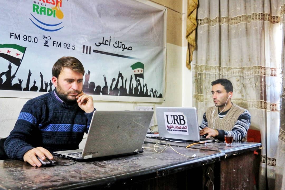 Fresh Online  موقع الكتروني داخل راديو فرش من الأراضي السورية لنقل معاناة السوريين